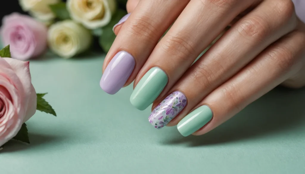 idee vernis semi permanent printemps
