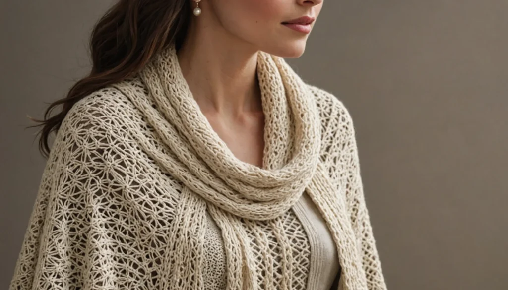 chale en tricot modele gratuit