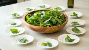 combien de salade verte pour 10 personnes