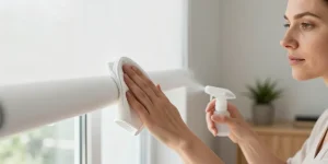 comment nettoyer store enrouleur blanc